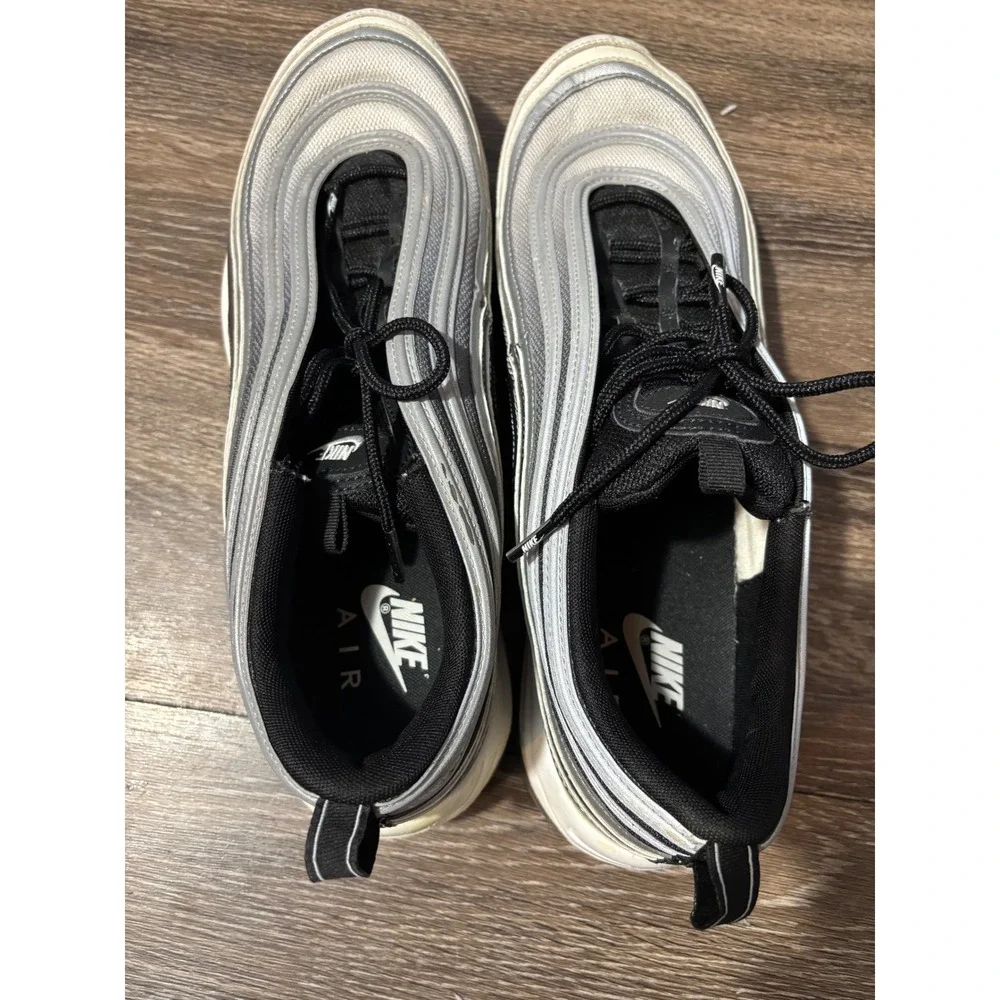 Nike Air Max 97 Black Silver Gradient Mens Size‎ 14 Sneakers 921826-016